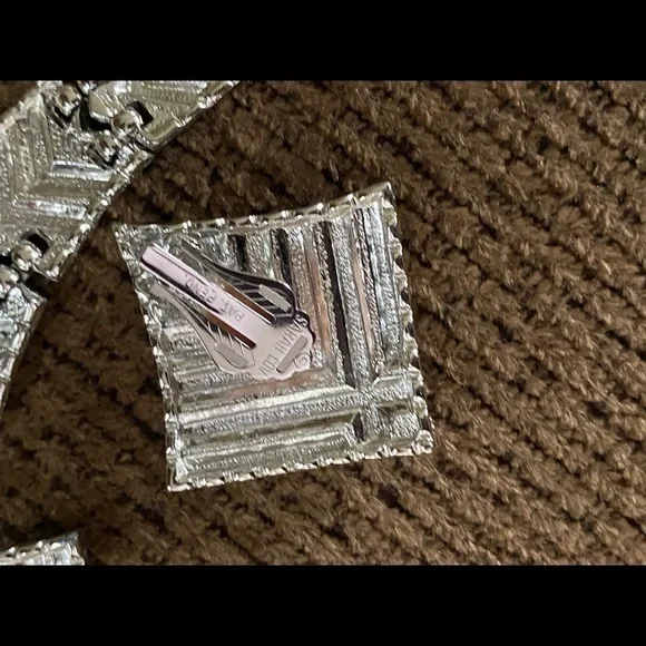 Vintage Sarah Coventry silver bracelet & earrings - Picture 5 of 9